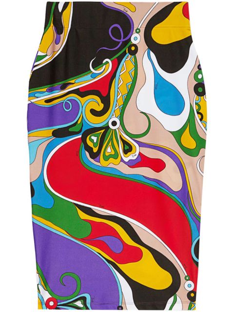 PUCCI Orchidee-print pencil skirt - Purple - zdjęcie produktu nr 1