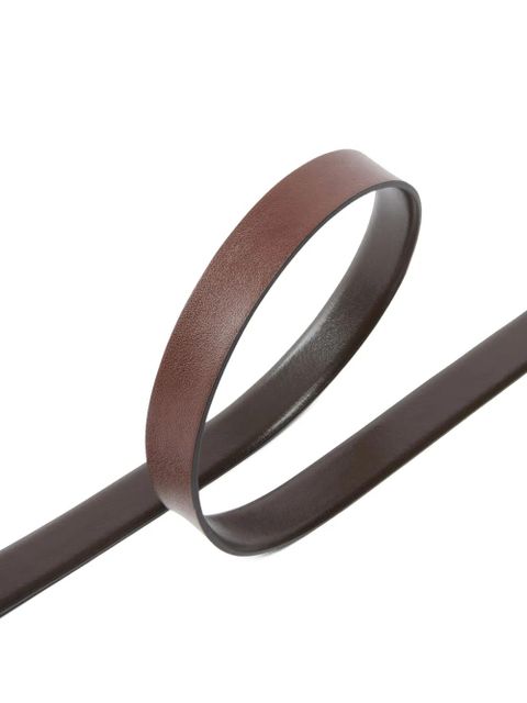 PINKO logo-buckle leather belt - Brown