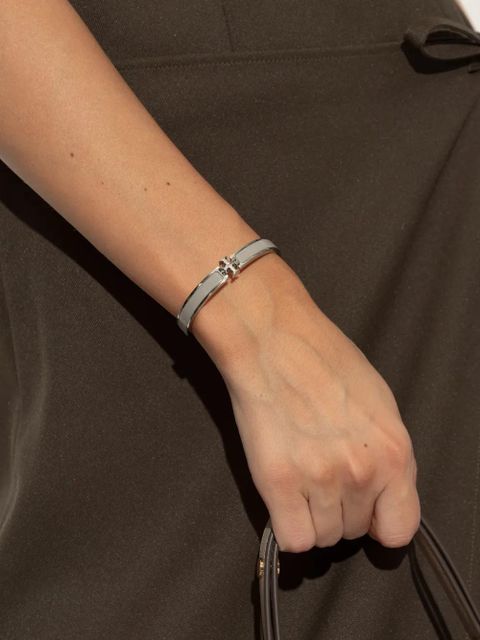 Tory Burch logo-plaque bracelet - Silver - zdjęcie produktu nr 2