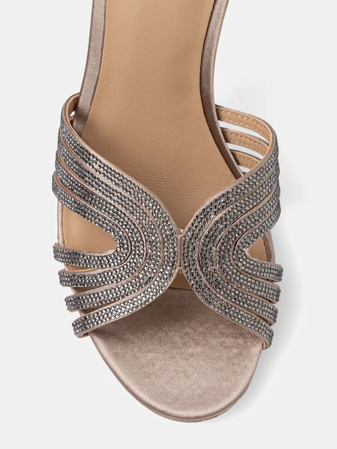 Lauren Ralph Lauren sandały Allie Mtstrp kolor złoty 802P02072001