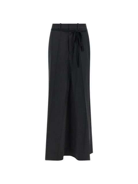 Maison Margiela frayed hem skirt - Black - zdjęcie produktu nr 1