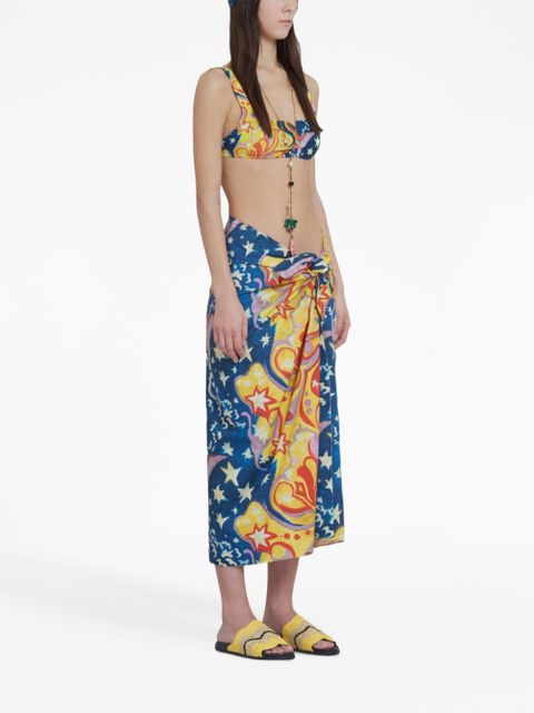Marni graphic-print bikini - Blue
