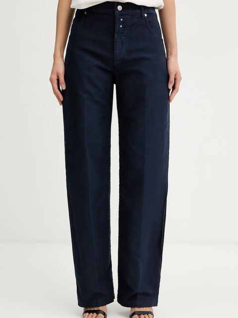 Victoria Beckham spodnie bawełniane - zdjęcie produktu nr 1