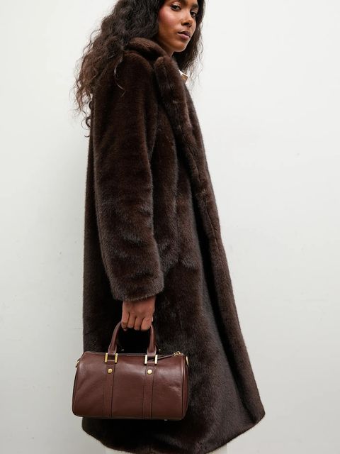 Answear.LAB płaszcz kolor brązowy