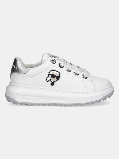 Karl Lagerfeld sneakersy skórzane KAPRI LUG kolor biały KL67530