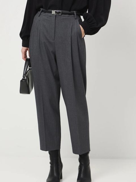 Medicine spodnie damskie kolor szary - zdjęcie produktu nr 2