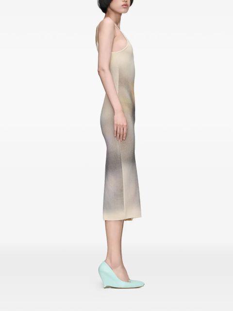 Maison Margiela cotton midi dress - Neutrals