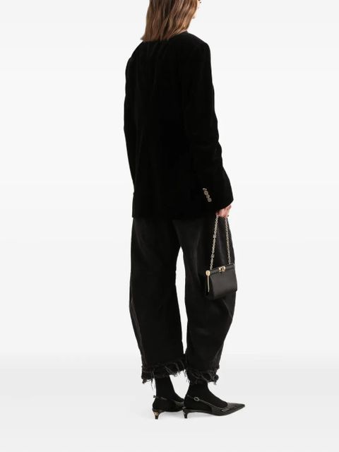 Dolce & Gabbana frayed-hem jeans - Black