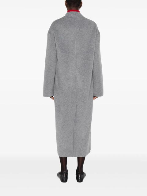 LouLou de Saison double-breasted wool-cashmere coat - Grey