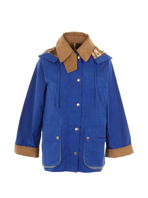 Barbour x Paul Smith corduroy hooded coat - Blue - zdjęcie produktu nr 1