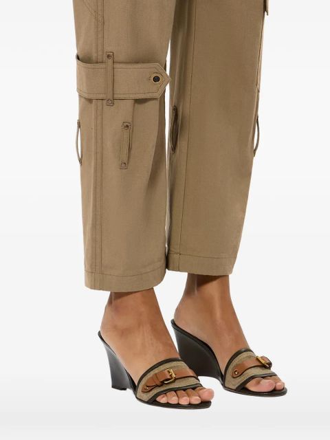 ISABEL MARANT Brinda straight trousers - Brown