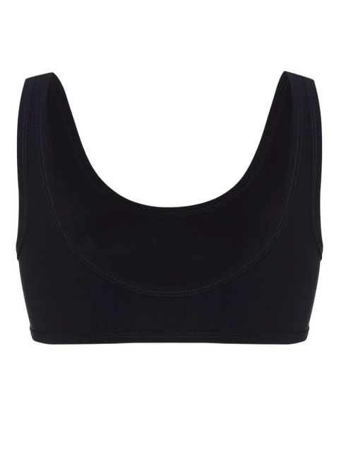 Jil Sander logo-print bikini top - Blue - zdjęcie produktu nr 2