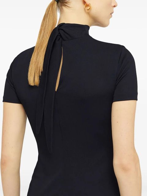 Jil Sander layered-design midi dress - Blue