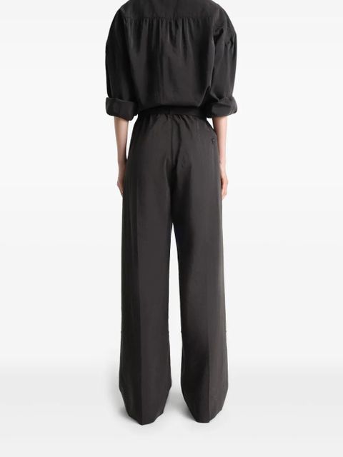 LEMAIRE belted trousers - Brown