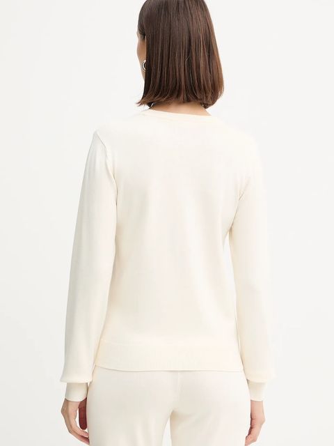 Liu Jo sweter damski kolor beżowy lekki TF5248.MS63L