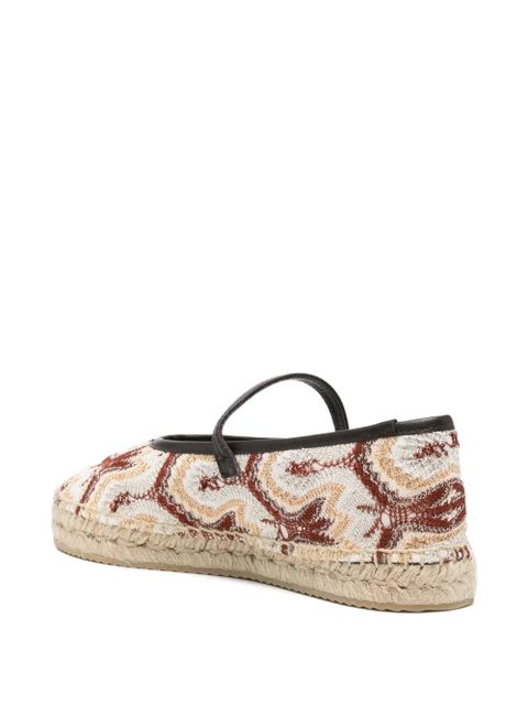 Missoni patterned strappy espadrilles - Neutrals