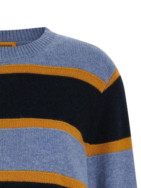 Guest In Residence striped crew-neck sweater - Blue