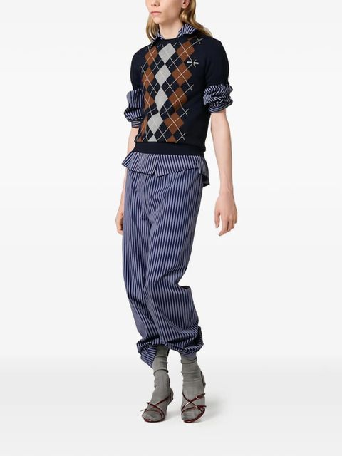 Miu Miu cashmere crew-neck sweater - Blue - zdjęcie produktu nr 2