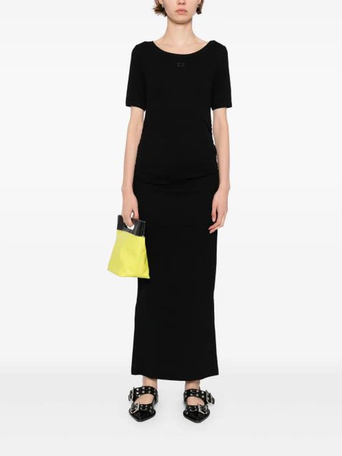 GANNI ribbed dress - Black - zdjęcie produktu nr 2