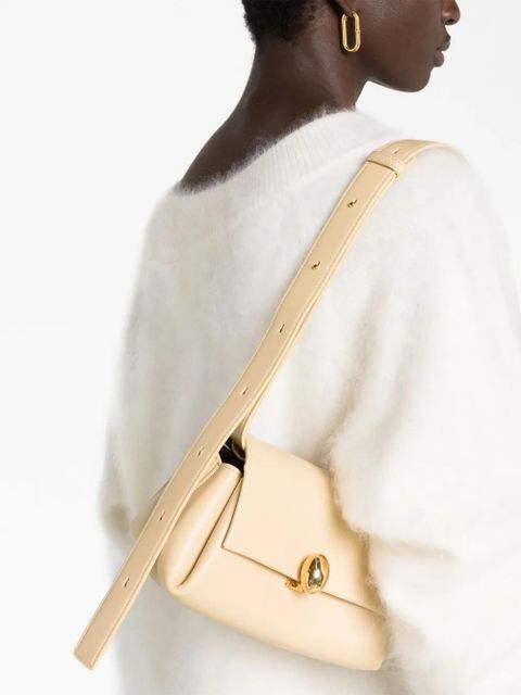 Jil Sander leather shoulder bag - Yellow