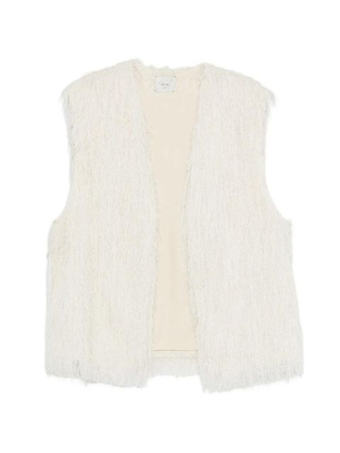 Alysi fringed gilet - Neutrals - zdjęcie produktu nr 1