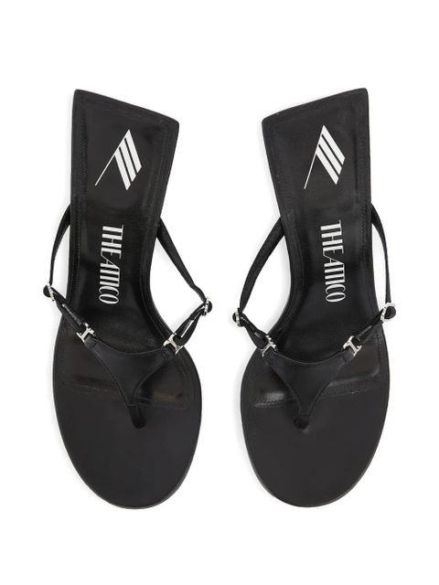 The Attico 65mm thong sandals - Black