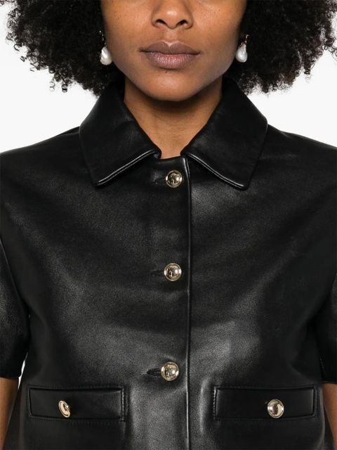 Maje leather jacket - Black