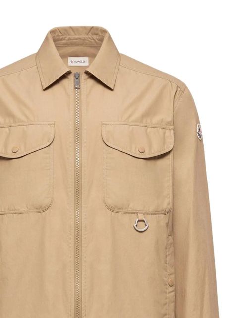 Moncler cotton poplin zip-up jacket - Neutrals - zdjęcie produktu nr 2