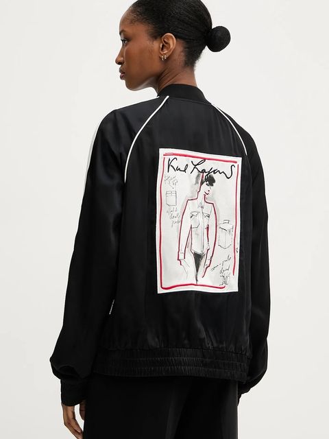 Karl Lagerfeld kurtka kolor czarny przejściowa A3W14037 - zdjęcie produktu nr 1