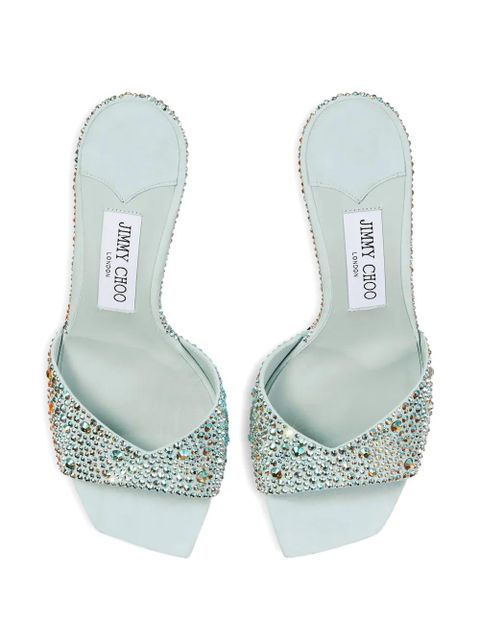 Jimmy Choo 70mm Skye mules - Green