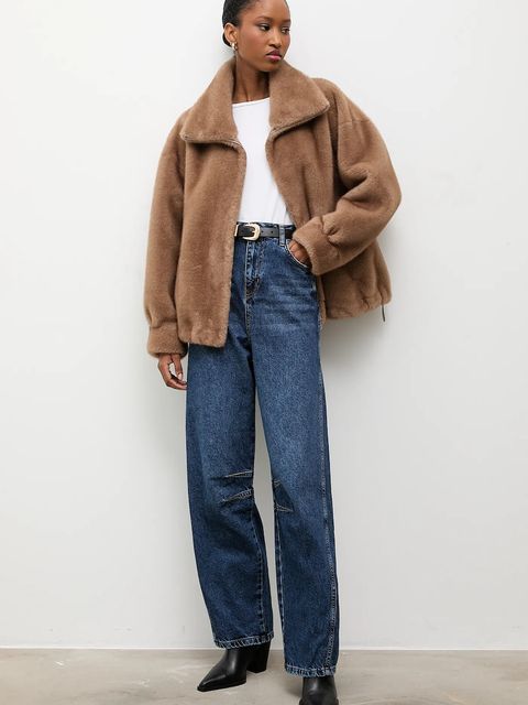 Answear.LAB jeansy damskie kolor granatowy - zdjęcie produktu nr 2