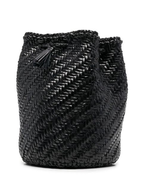 DRAGON DIFFUSION Pompom Double Jump bucket bag - Black