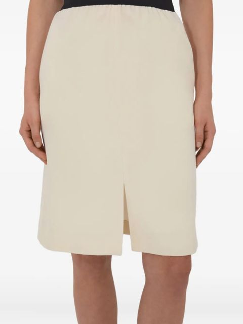 LouLou de Saison Lima elasticated-waist skirt - Neutrals