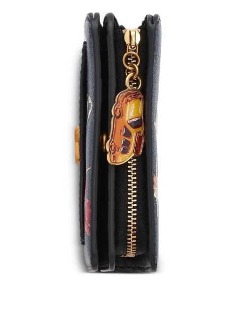 Marc Jacobs The Trinket printed leather wallet - Blue - zdjęcie produktu nr 2