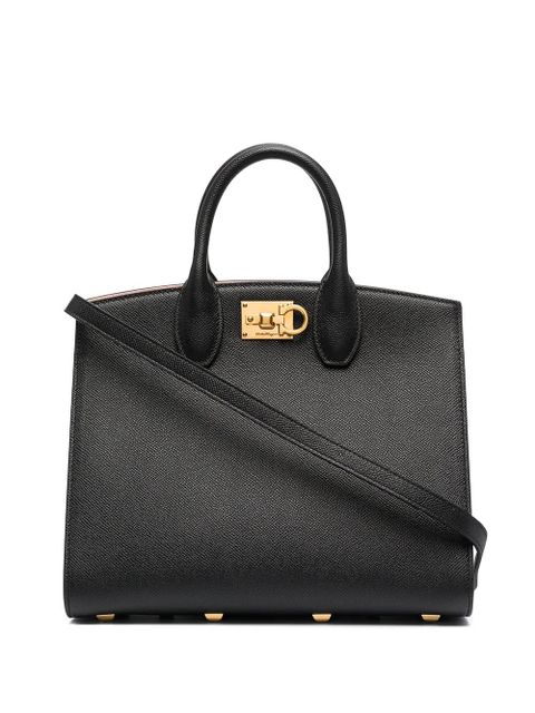 Ferragamo small Studio Box bag - Black - zdjęcie produktu nr 1