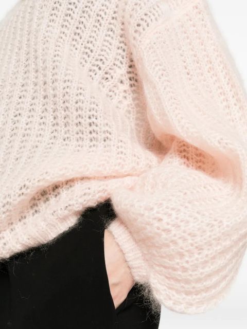 TOTEME open-knit sweater - Pink