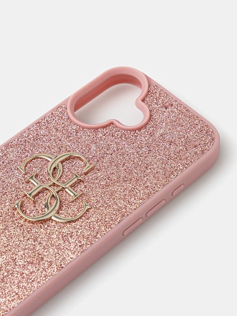 Guess etui na telefon iPhone 16 kolor różowy GUHCP16SHG4SGP
