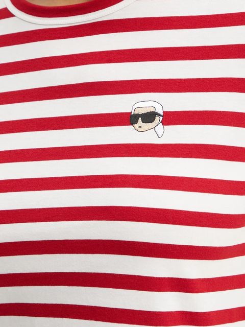 Karl Lagerfeld t-shirt bawełniany IKON