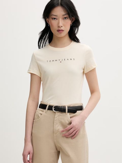 Tommy Jeans T-shirt damski bawełniany - zdjęcie produktu nr 1