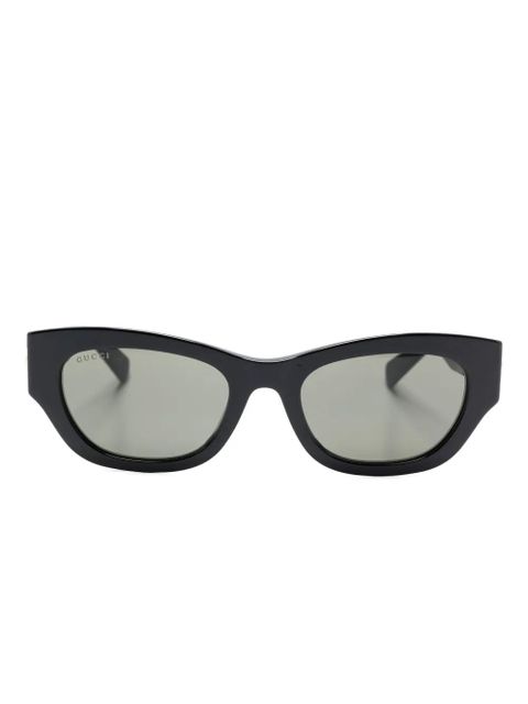 Gucci Eyewear Double G-plaque sunglasses - Black - zdjęcie produktu nr 1