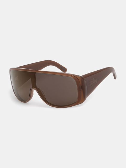 MM6 Maison Margiela okulary przeciwsłoneczne MARGIELA MASK BROWN - zdjęcie produktu nr 1