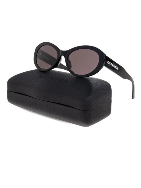 Balenciaga Eyewear oval-frame sunglasses - Black - zdjęcie produktu nr 2