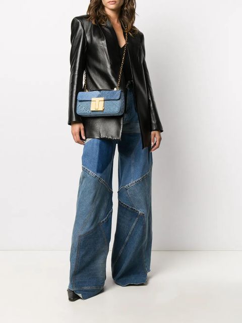 TOM FORD patchwork-detail denim jeans - Blue