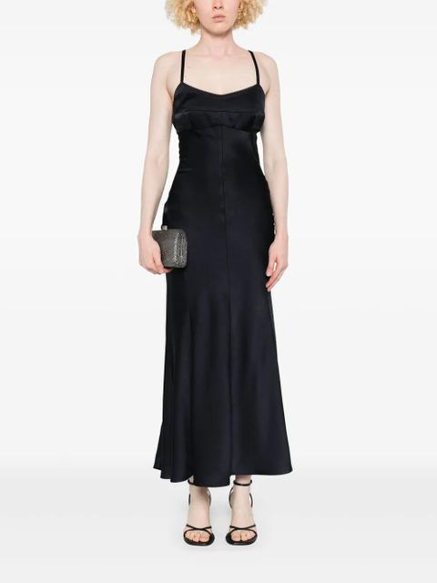 SANDRO satin dress - Blue