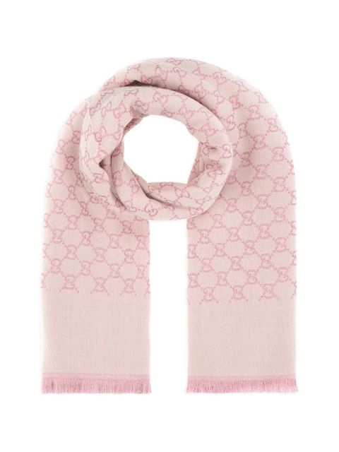 Gucci GG Supreme reversible scarf - Pink - zdjęcie produktu nr 1