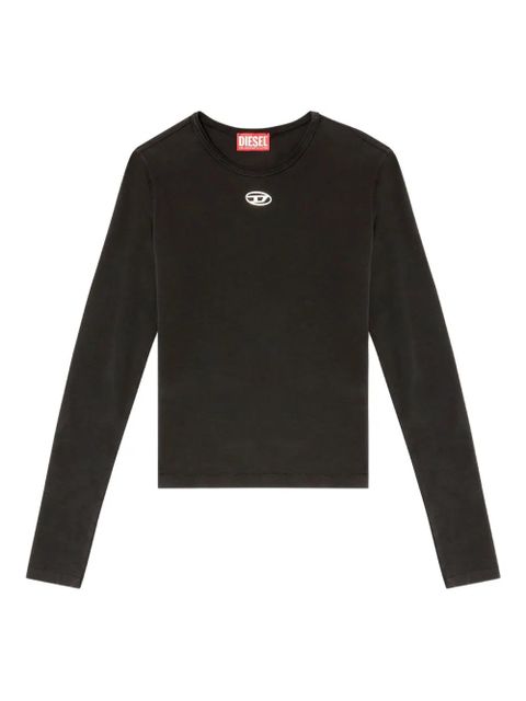 Diesel logo-detail long-sleeve T-shirt - Black - zdjęcie produktu nr 1