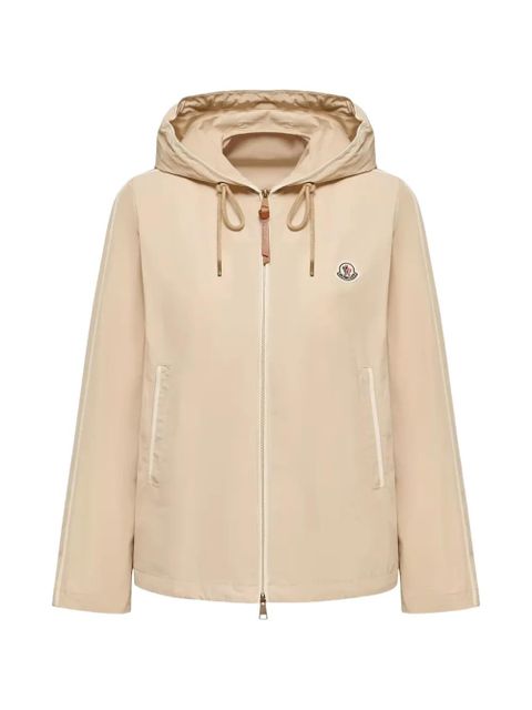 Moncler hooded zip-fastening jacket - Neutrals - zdjęcie produktu nr 1