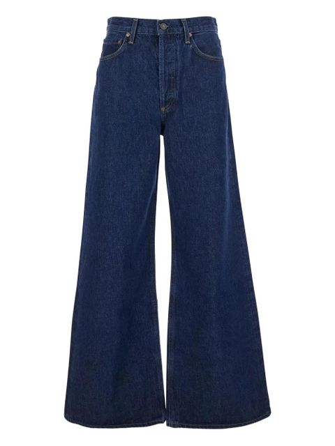 AGOLDE wide-leg cotton-blend jeans - Blue - zdjęcie produktu nr 1