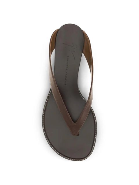 Giuseppe Zanotti Nour wedge sandals - Brown