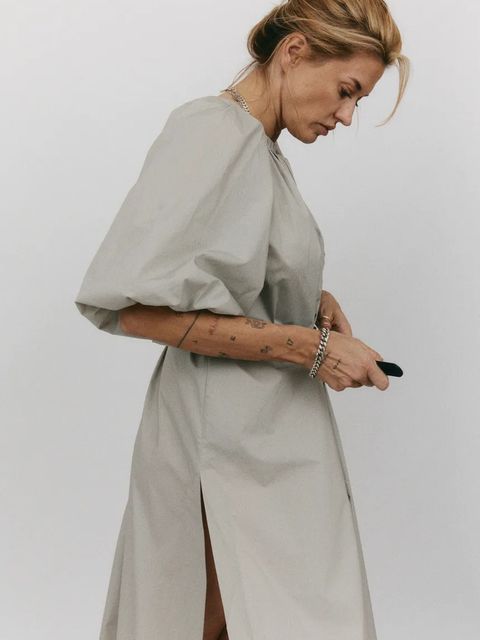 MUUV. sukienka bawełniana BUFFLE